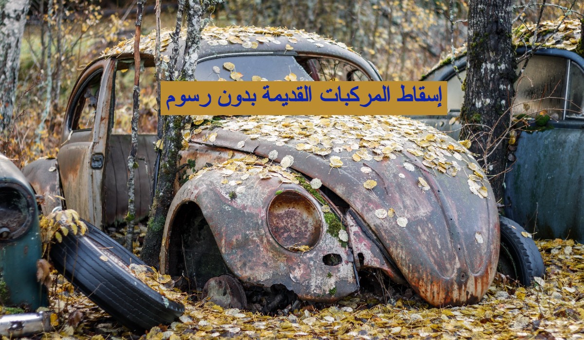 إسقاط المركبات القديمة بدون رسوم