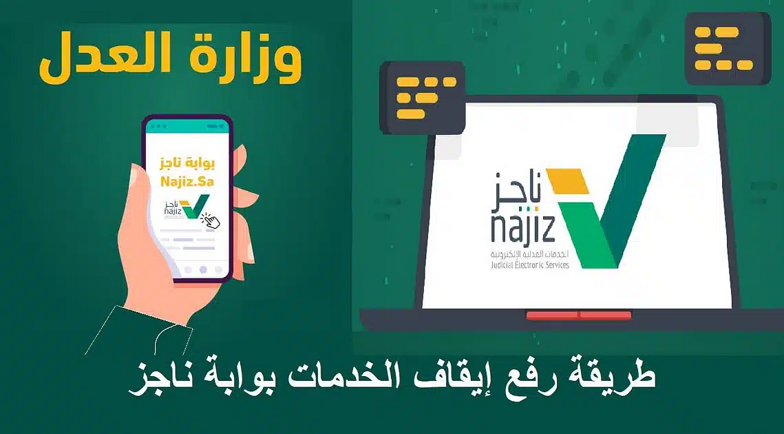 رفع إيقاف الخدمات البنكية ناجز
