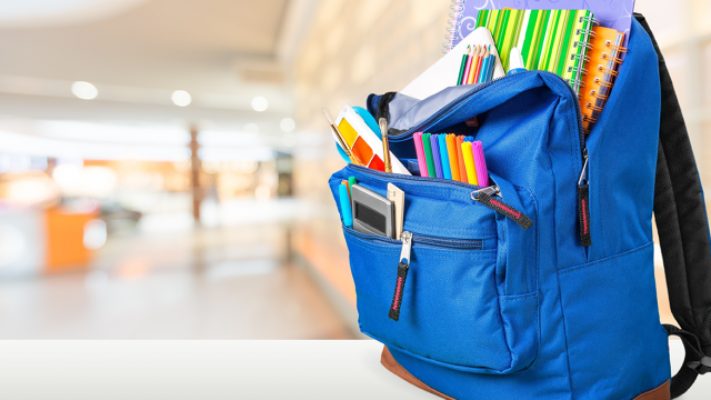 إيداع الحقيبة المدرسية