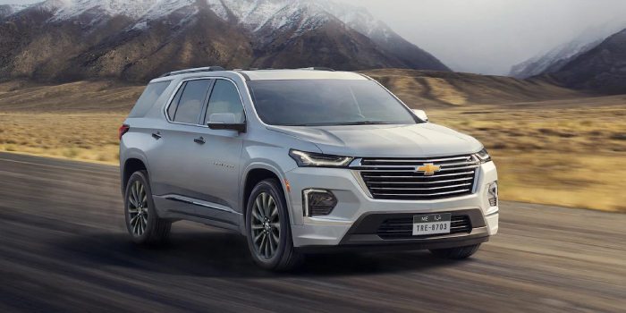 تصميم شفروليه ترافرس 2022 الخارجي