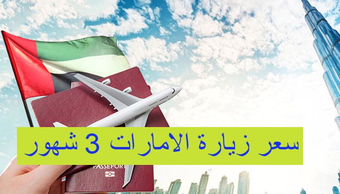 سعر زيارة الامارات 3 شهور