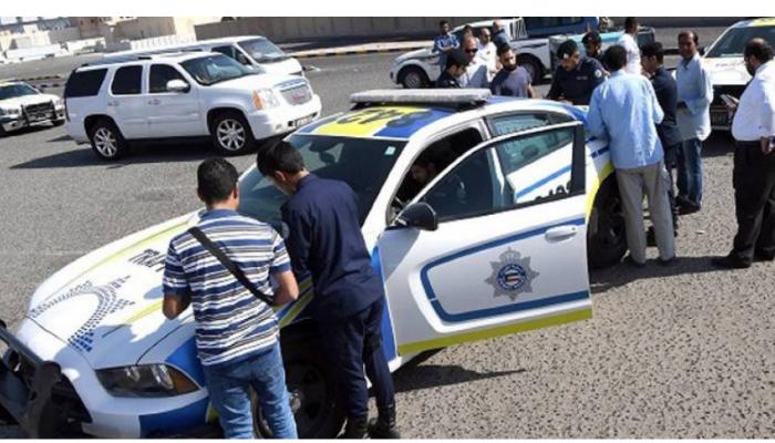 مخالفة قطع الاشارة الكويت