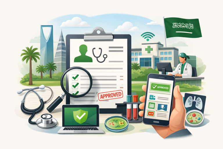 اصدار شهادة صحية
