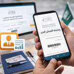 كيف استخرج وثيقة العمل الحر