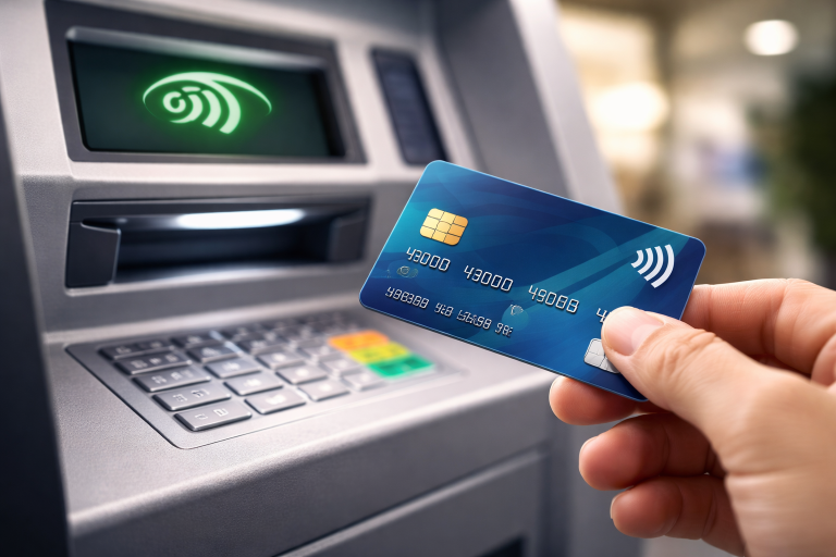 كيف تعمل بطاقة الصراف الآلي التي تعمل بتقنية الواي فاي؟